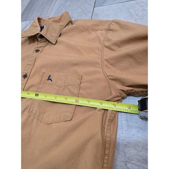 Parx Authentic Casual Khaki Button Down Shirt Slim Handcrafted Men's Size M (39) - Picture 5 of 7